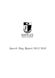 Hans enke, catherine lim cheng neo, som han blev gift med den 8. Speech Day Report 2012 2013