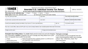 She did her own tax return in the first year but then started using an accountant from the second year. Prepare And File 1040 X Income Tax Return Amendment