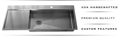 stainless steel drainboard sinks