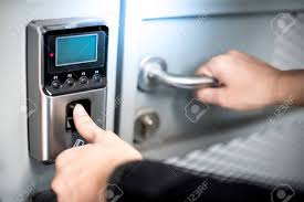 Barcode verification scanners make it simple to keep track of your products with handheld, bluetooth and linear image scanners designed to make your job ea. Scanning Fingerprint To Open Security Door In Private Building Unlock Concept Stock Photo Picture And Royalty Free Image Image 131619228