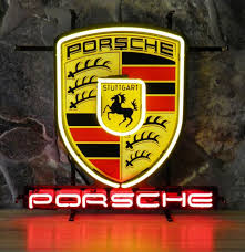 4.5 out of 5 stars. Porsche Logo Neon Sign 55 X 57 Cm Fiftiesstore Com