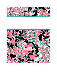 Most binders today have a plastic overlay on the outside that. Thedarlingbakers Cute Binder Cover Templates Black And White