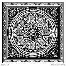 Did you know that you can paint tile? Custom Tile Stencils For Painting Floors Concrete Tiles Wall Tiles Modello Designs