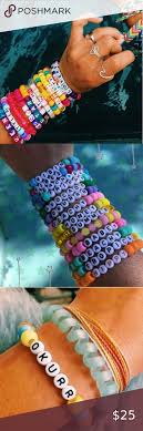5pc Custom Pony Bead Kandi Rave VSCO Plur Bracelet | Rave Bracelets, Pony  Beads, Letter Bracelet
