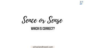 Sence is a leading hr consulting firm for smes. Sence Or Sense Which Is Correct School Travel
