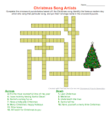 The number of months we were dating when i spent christmas with your family. Christmas Crossword