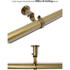 Antique brass french curtain rod. Energy Saving Wraparound French Blackout Window Curtain Rod Set Overstock 32056604