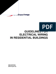 Pengurus besar kanan (perkhidmatan pengguna) jabatan perkhidmatan penggura. Suruhanjaya Tenaga Guidelines For Wiring Residential Electrical Wiring Fuse Electrical
