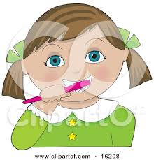 Use these little brown haired girl clipart. Little Brown Haired Blue Eyed Girl With Her Hair In Pig Tails Tied Back With Green Bows Wearing A Green Dress And Brushing Her Teeth With A Pink Toothbrush Posters Art Prints