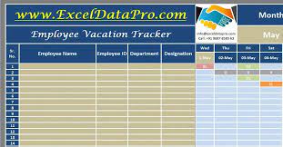 Leave schedule templates are used to record and keep track of employee leave requests that have been approved and declined for various reasons. Download Employee Vacation Tracker Excel Template Exceldatapro