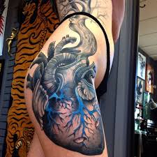 The custom tattoo was remarkably composed freehand, with the artist working directly on rock's skin without a stencil or transfer. 100 Lovely Heart Tattoos With Meanings And Ideas Body Art Guru
