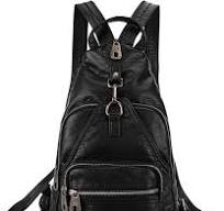 ‫Montana West Sling תיק גב ניתן להמרה לנשים תיק גב רך שטוף יומיומי לנסיעות  תיקי קרוס-בודי קטנים‬‎