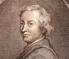 John Dryden Portrait, 1700s W. Sharp Engraving