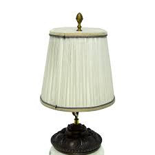 Vintage pair asian style ginger jar table lamps. Beautiful Table Lamp With Oval Lampshade And Square Base 1930s Lamplord Vintage Lighting