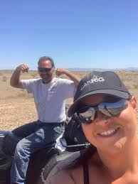 Quads in Fort Mohave with dad