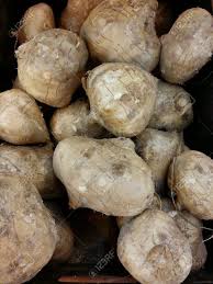 Two melancholic hong kong policemen fall in love: Yam Beans Or Sengkuang Piled For Retail At The Market Stock Photo Picture And Royalty Free Image Image 24701151