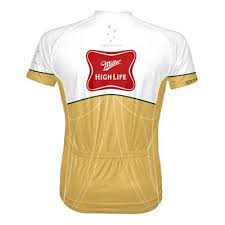 Back View Of Our Miller High Life Cycling Jersey At Cyclegarb Com And More Beer Jerseys A Great Gift And Free Shipping In Life Cycling Cycling Jersey Jersey