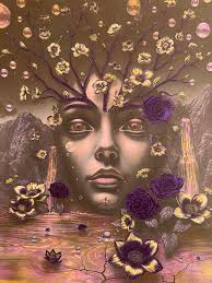 Body paint photos from blacklight event