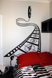 We Designed This Film Strip As A Custom Design For This Movie Loving Child S Room Design And Installe Movie Room Decor Wall Decor Design Custom Wall Stickers
