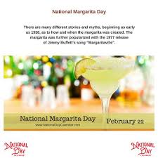 National Margarita Day February 22 National Day Calendar National Margarita Day Margarita Day Margarita