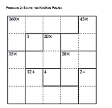 This thursday's puzzle is edited by will shortz and created by matt fuchs. Answered Problem 2 Solve The Kenken Puzle 160x Bartleby