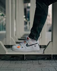 Hd Wallpaper White Nike Air Force 1 High Shoes Sneakers Legs One Person Wallpaper Flare