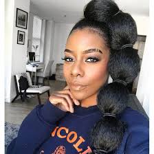 Camille rose naturals almond jai twisting. Afro Puff Bubble Ponytails Are Trending On Instagram Bubble Ponytail Marley Hair Ponytail Styles