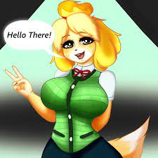 Isabelle Animal crossing by Renzechuu -- Fur Affinity [dot] net