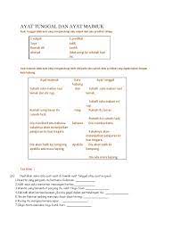 Live worksheets > malay > bahasa melayu (bm) > kata majmuk > ayat tunggal dan ayat majmuk. Ayat Tunggal Dan Ayat Majmuk