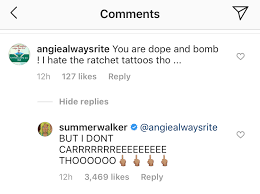 Prescription for nutritional healing : Singer Summer Walker Shows Off New Chest Tattoo 8 15 Lipstick Alley