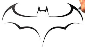This eye grabbing tattoo looks realistic and has a creepy feel to it that can easily fool others. How To Draw Batman Logo Tribal Tattoo Design Style Batman Symbol Tattoos Batman Drawing Easy Tattoos To Draw