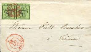 Norden kommt, macht man reisen hä … ufig. Die Ersten Briefmarken Der Schweiz 1843 1848 Sammlungen Delcampe Blog