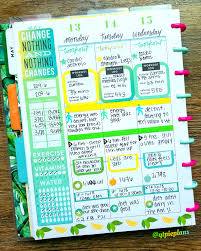 The fitness and food planner has several different trackers and planners. My Fitness Layout In My Happy Planner Planneraddicts