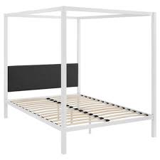 It's the sturdiest bed that i've ever put together. Modway Raina Queen Canopy Bed Frame Walmart Com Walmart Com