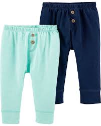 Su yeşili zıt renklerle kombin edildiği zaman görselliği ön plana. Carters Layette Erkek Bebek 2 Li Pantolon