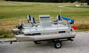 Pond King Ultra Small Pontoon Boats Mini Pontoon Boats Pontoon Boat