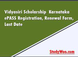 All the scholarships coming in 2021 and 2022 are fully funded. Vidyasiri Scholarship 2021 22 Karnataka Epass Registration Renewal Form Last Date For Karepass Study Woo