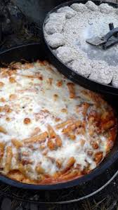 Dutch Oven Baked Ziti Recipe Easy Dutch Oven Recipes Dutch Oven Recipes Dutch Oven Camping Recipes
