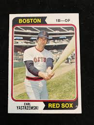 Buy one of each for just $18 and get free postage. Sold Price Nm Mt 1974 Topps Carl Yastrzemski 280 Baseball Card Boston Red Sox Hof August 1 0120 7 00 Pm Edt