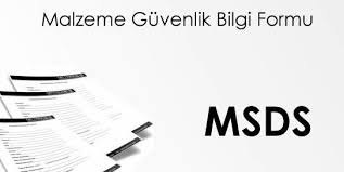 Malzeme Guvenlik Bilgi Formu Msds Nedir Bilgi Kimya