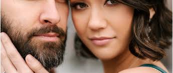 Monochromatic Holiday Couple's session