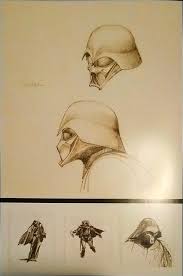 Rare Star Wars Concept Art Reveals Terrifying Early Designs For Darth Vader Star Wars Concept Art Star Wars Art Star Wars Painting