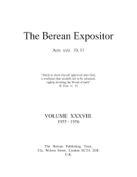 The Berean Expositor