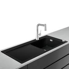 Available shipping method destination : Evier Encastrable Hansgrohe C51 Pack Avec Egouttoir Noir Graphite Chrome 1050 Mm 43214000
