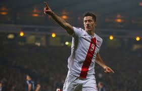 This photo of robert lewandowski poland jersey was taken from nike's website. Wallpaper Poland Player Football Fc Bayern Munchen Bayern Munich Robert Lewandowski Scorer Robert Lewandowski Images For Desktop Section Sport Download
