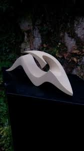 Abstraite Blanc Small White Carved Stone Contemporary Statue By Pierre Olivier Cappello Beeldhouwwerk Moderne Sculptuur Inspirerende Kunst
