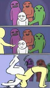 Man Getting Beat Up By Man Who Is Supposed To Help Him Memetemplatesofficial