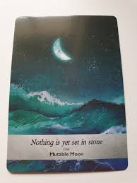 Set in stone colloquial description of an item (document, schedule, contract, etc.) that cannot be altered without great effort (and possibly some destructiveness) for one reason or another. Crystal Soulstones Oracle Card Reading 13 February 2021 Nothing Is Yet Set In Stone Mutable Moon Card Meaning Mutable Is All About Change Shapeshifting Even That Something Is Still Developing