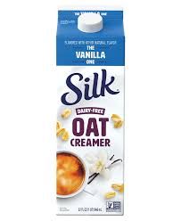 Oat milk vs almond milk. Vanilla Oat Creamer Silk