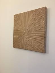 Birch Plywood Geometric Pattern Wall Art Etsy Wall Patterns Diy Plywood Art Plywood Art